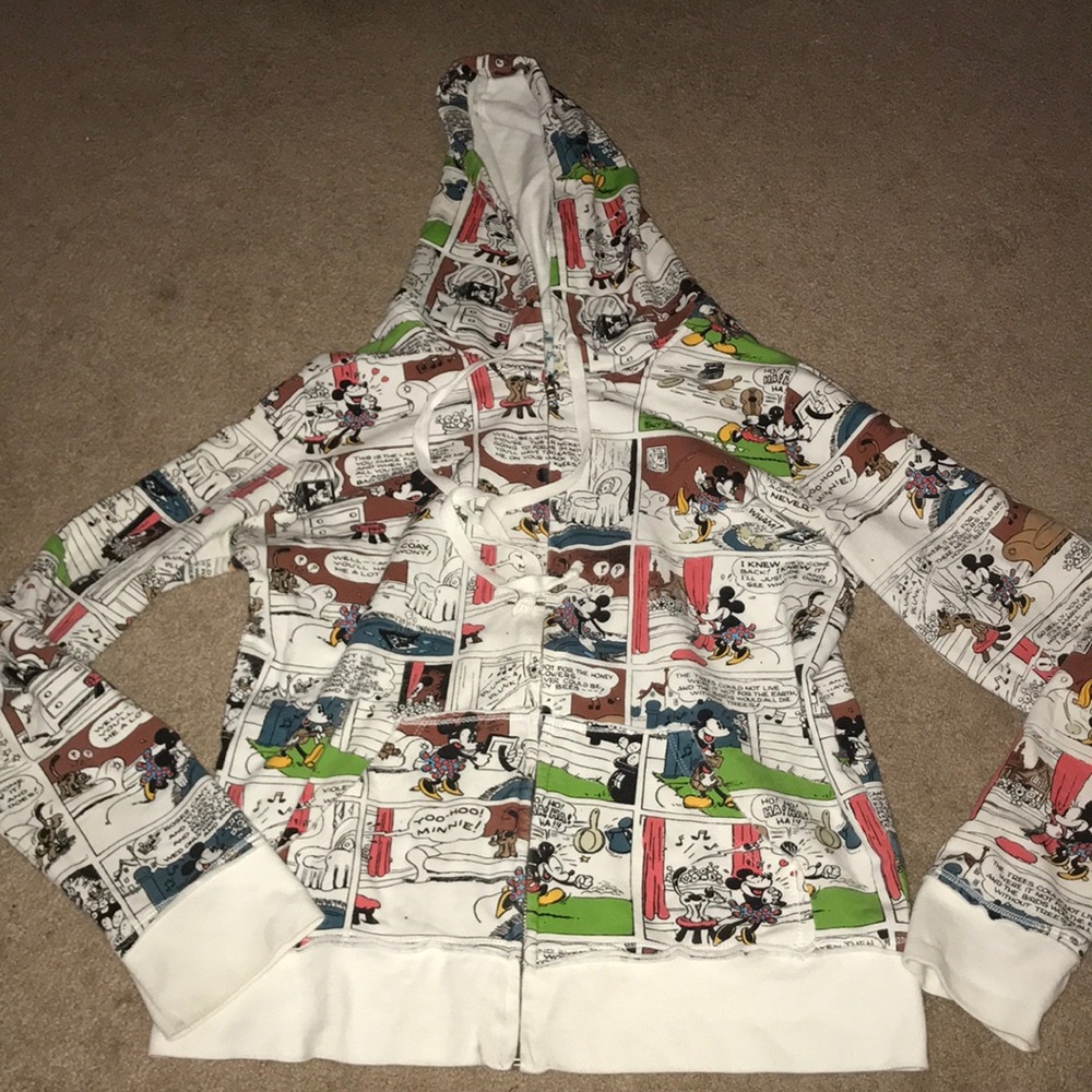 Disney world zip up hoodie